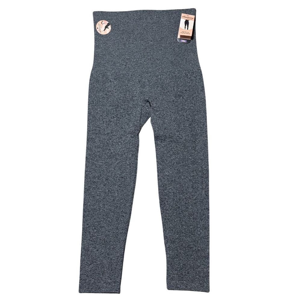 SHAPERMINT Shaping Leggings 2XL Heather Gray High Waisted NWT